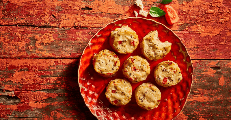 Aviko gratins Tomato Mozzarella header