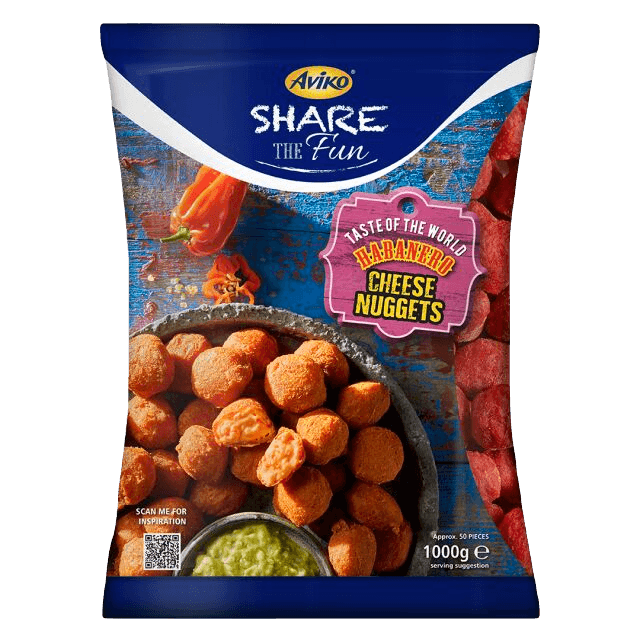 Aviko habanero cheese nuggets 1000g