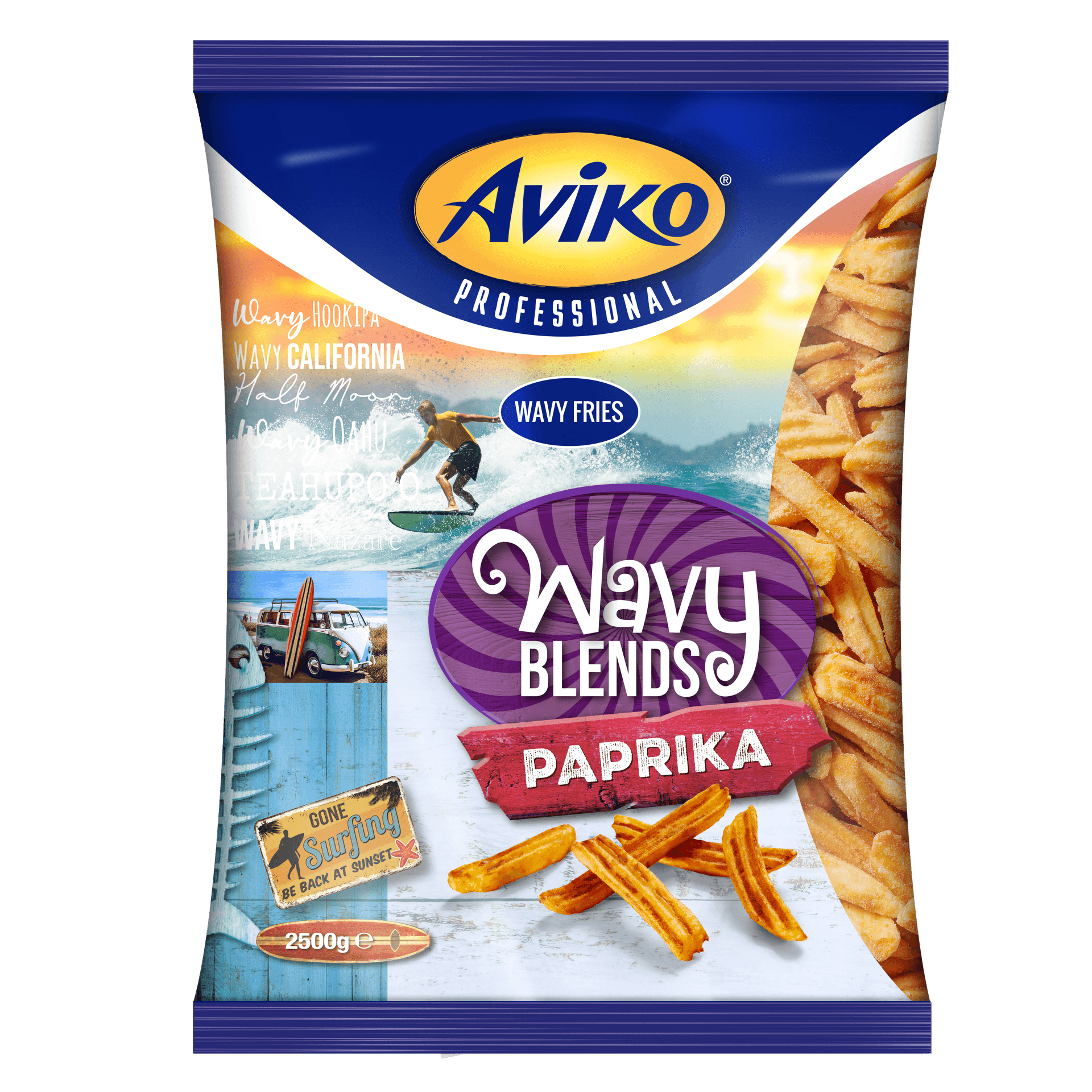 Aviko wavy blends paprika