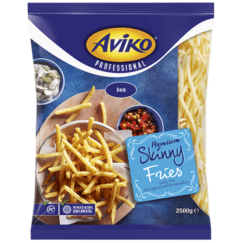 806773 Aviko Premium Super Crunch Skinny Fries 6mm 2500g