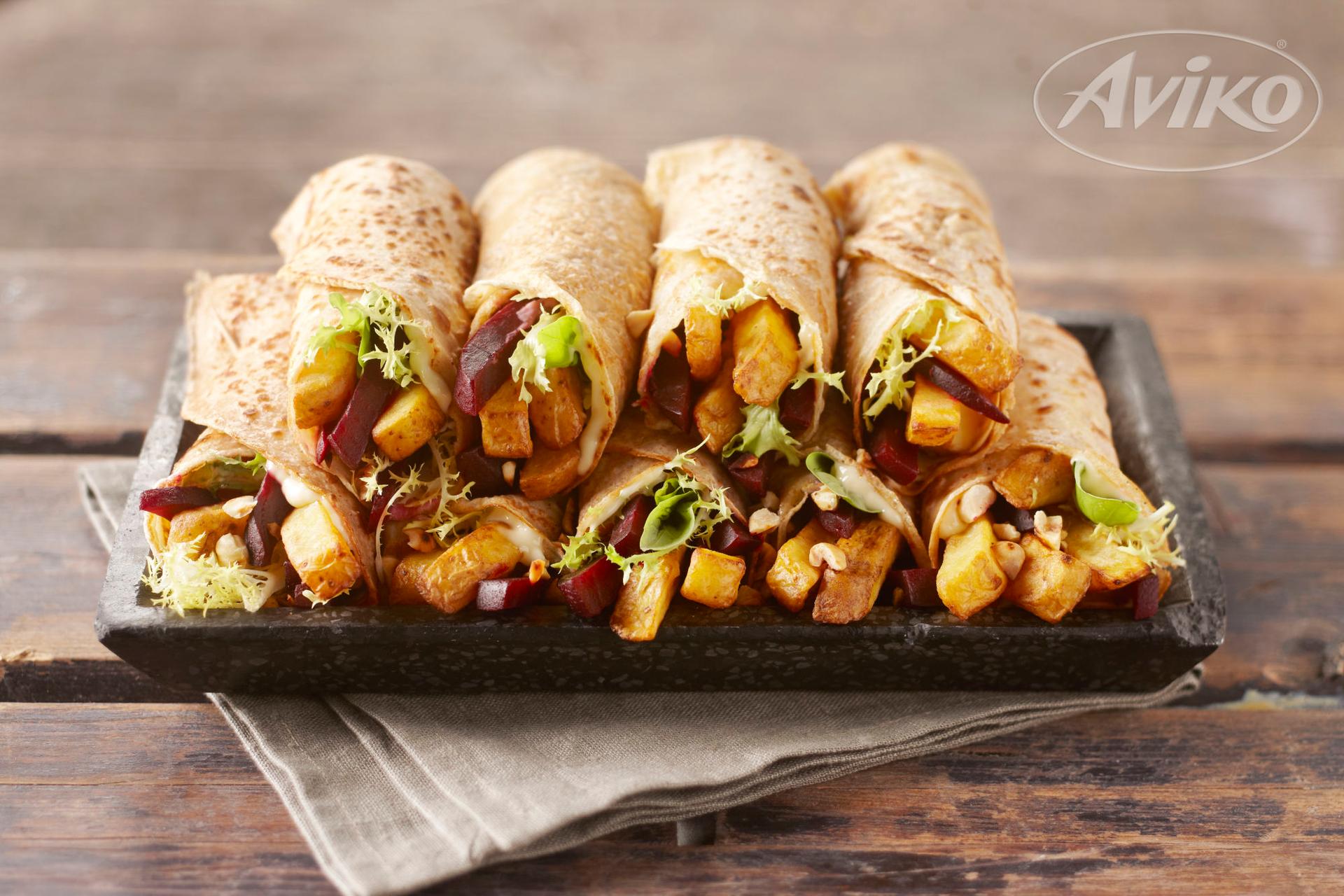 Aviko country cooking pure and rustic fries wrap
